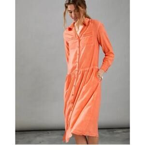 Anthropologie Pilcro Kimberly Dress Womens M Lagenlook Boho Summer Resort Fall